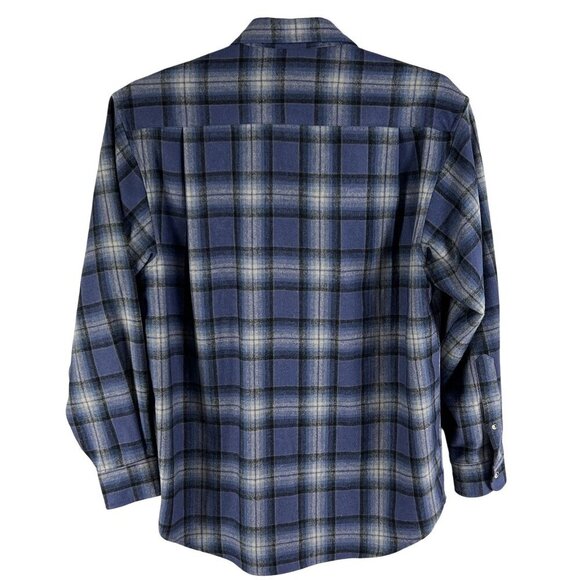 VTG Pendleton Men M 100% Wool Flannel Shacket Vintage Jacket Flannel Fully Lined - Picture 3 of 16